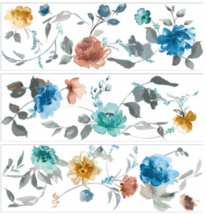 Idea Rainbow Floreal Mix 250x750 mm falburkolat (ORBR08M)