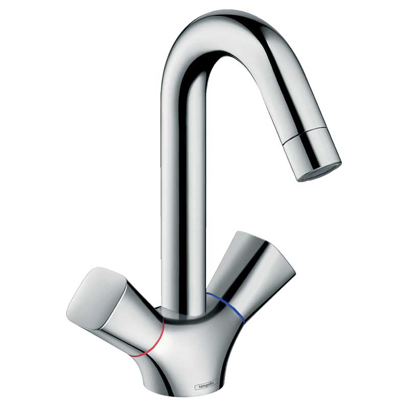 Hansgrohe Logis kétkaros mosdócsaptelep 150 automata lefolyógarnitúrával