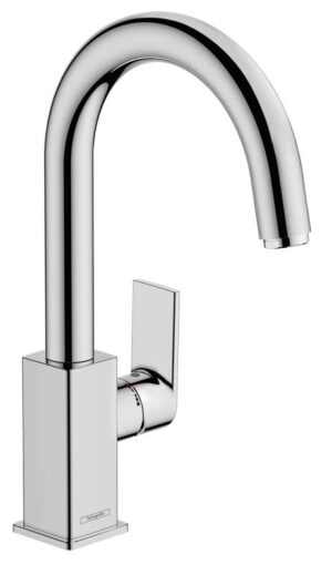 Hansgrohe Vernis Shape egykaros mosdócsaptelep automata lefolyógarnitúrával